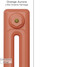 CI-RK-ORANGE-003 - Rook Orange 2 Column Victorian Cast Iron Radiator H760mm x W405mm CI-RK-ORANGE-003 - Rook Orange 2 Column Victorian Cast Iron Radiator H760mm x W405mm